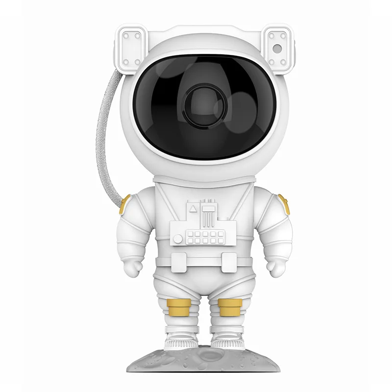 Astronaut Natlysprojektor – LED Stjernehimmelprojektor til Børneværelse, Beroligende Natlys med Galakse- og Rumprojektion, Dæmpbar og Justerbar |