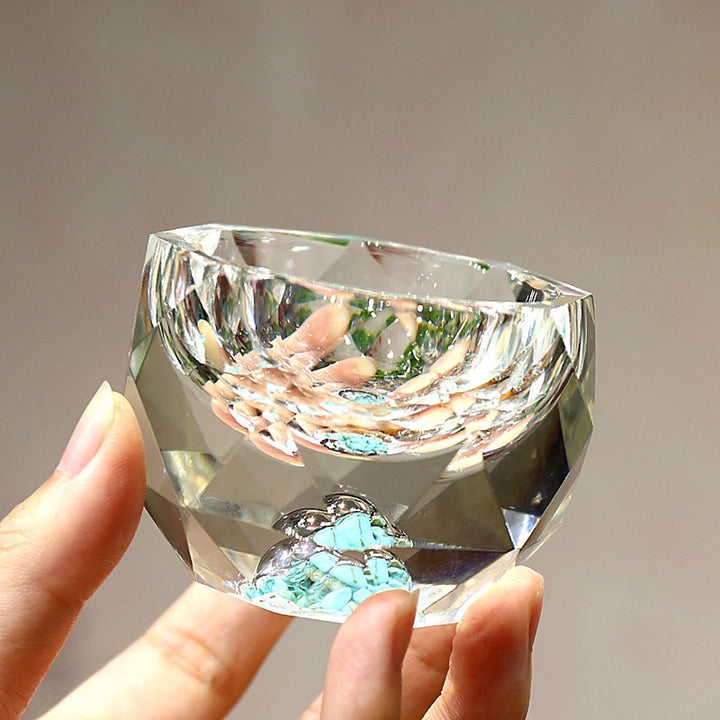 50ml diamant-skåret krystal drikkeglas vodka shot glas vin glas whiskey glas spiritus sake soju brandy te kop