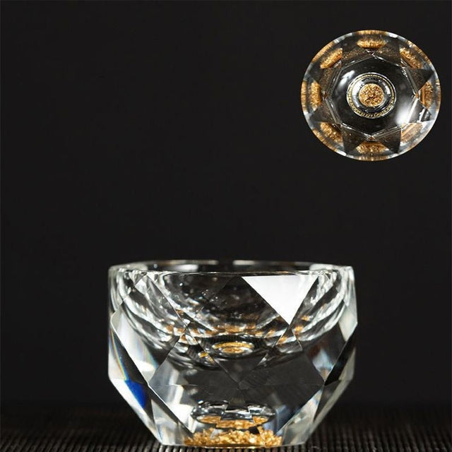 50ml diamant-skåret krystal drikkeglas vodka shot glas vin glas whiskey glas spiritus sake soju brandy te kop