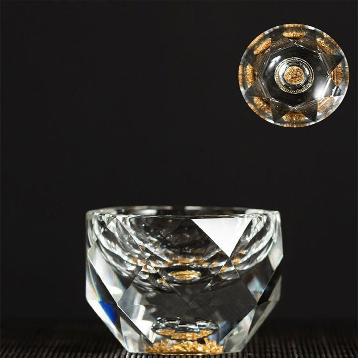 50ml diamant-skåret krystal drikkeglas vodka shot glas vin glas whiskey glas spiritus sake soju brandy te kop