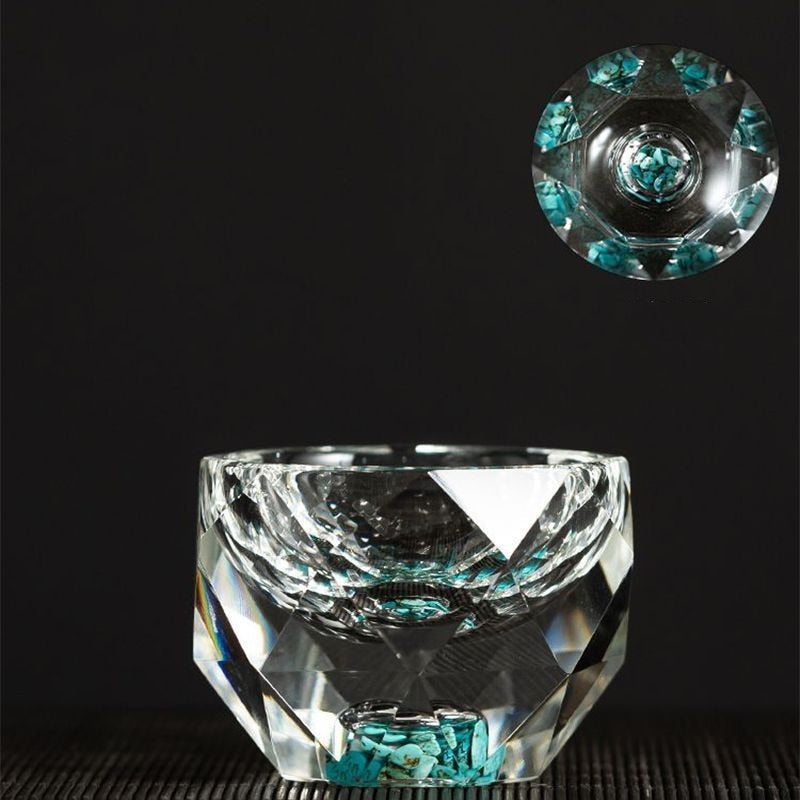 50ml diamant-skåret krystal drikkeglas vodka shot glas vin glas whiskey glas spiritus sake soju brandy te kop