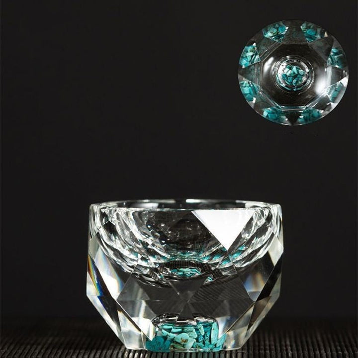 50ml diamant-skåret krystal drikkeglas vodka shot glas vin glas whiskey glas spiritus sake soju brandy te kop
