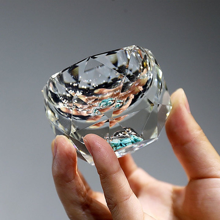 50ml diamant-skåret krystal drikkeglas vodka shot glas vin glas whiskey glas spiritus sake soju brandy te kop