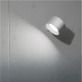 LED Væglamper, Væghængte Lamper med Genopladeligt Batteri, 3 Farvetemperaturer & 3 Lysstyrkeniveauer, 360° Drejelig Magnetbold, Trådløse Væglamper til Studie, Læsning, Natbord