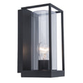 Lutec 5288803012 Flair Matt Black Udendørs Vintage Flush Lantern Væglampe