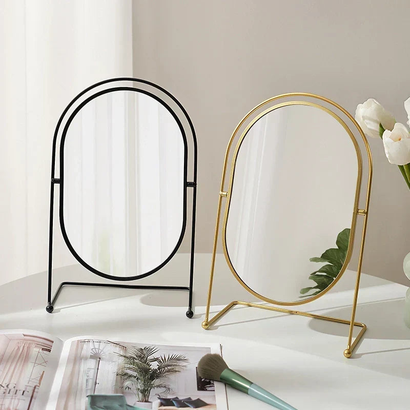 Stort Minimalistisk Skrivebords Makeup Spejl