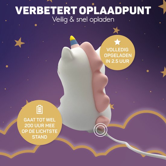 Enhjørning Natlampe - DreamCrest |