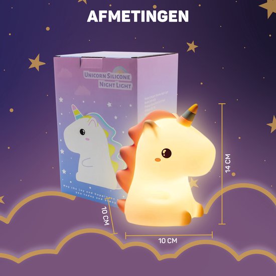 Enhjørning Natlampe - DreamCrest |