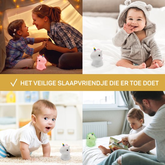 Enhjørning Natlampe - DreamCrest |