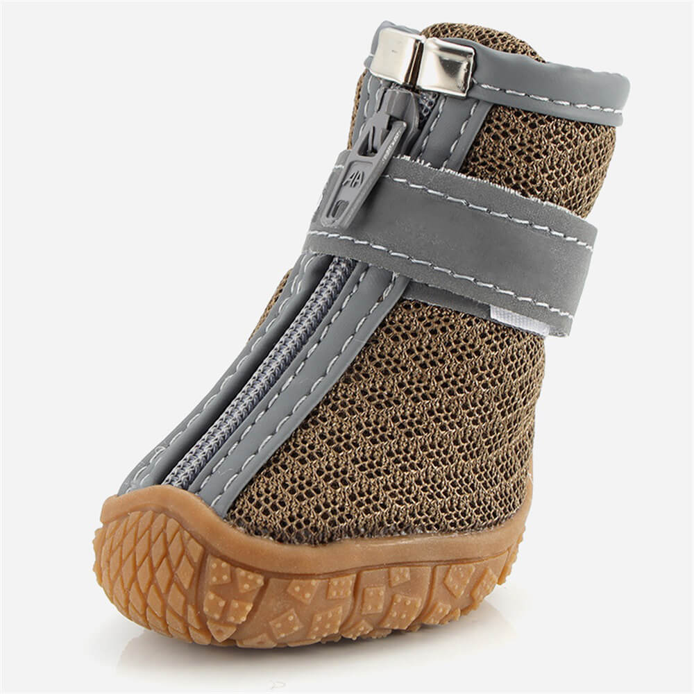 Holdbare udendørs hundesko med mesh - All-terrain potebeskyttelse