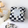 Stilfuld tæppe i ternet mønster til dit hjem