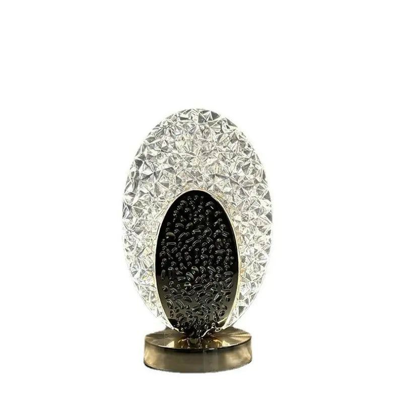 Moderne &amp; Luksuriøs Påfugle Bordlampe - CrystalGlow