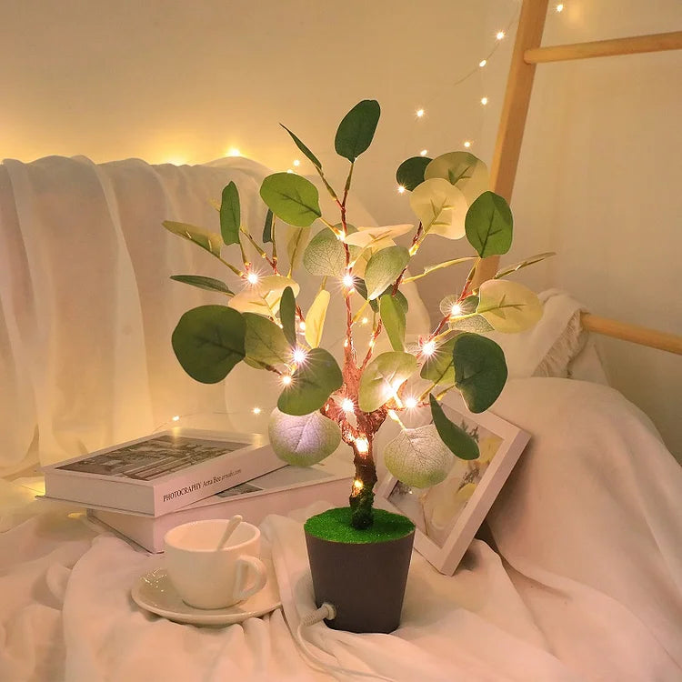 BranchGlow - LED Natlampe med Festlige Grene