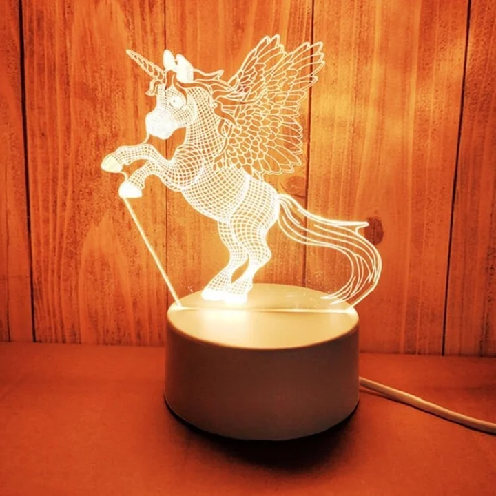 3D Nattelys USB