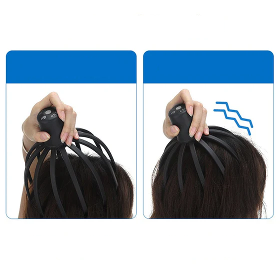 Blæksprutte Hovedmassageapparat