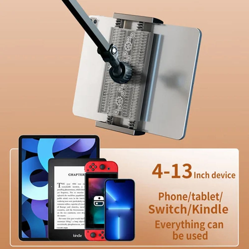 Udvidelig, skjult telefon/tablet holder ved sengen