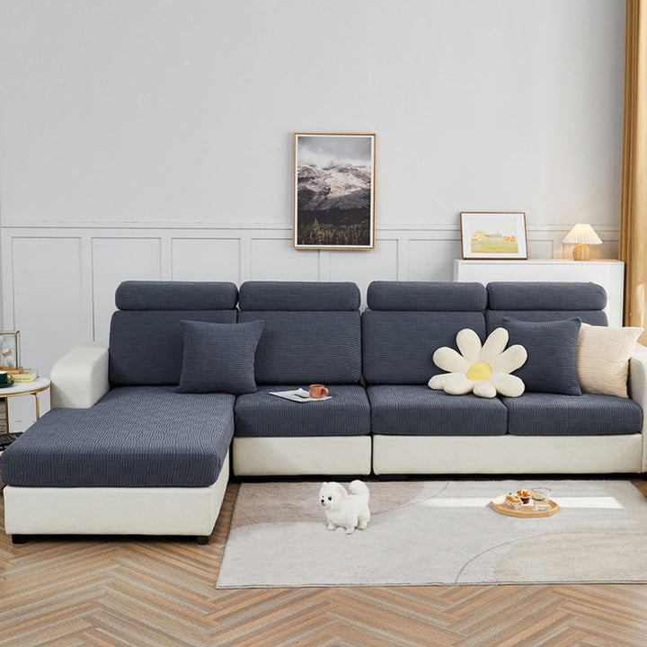 Wrap-around stretch sofa cover |