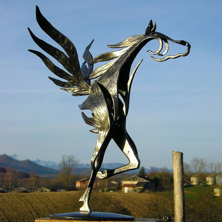 Hesteskulptur dekoration