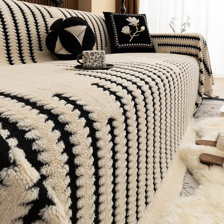 Heritage Plush Tufted Sofa Dække