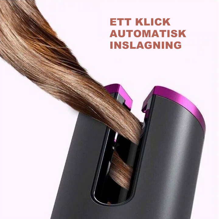 Trådløs automatisk roterende krøllejern