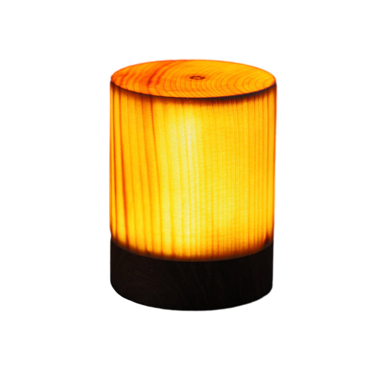 LumiWood – LED bordlampe med batteri og touch-kontrol