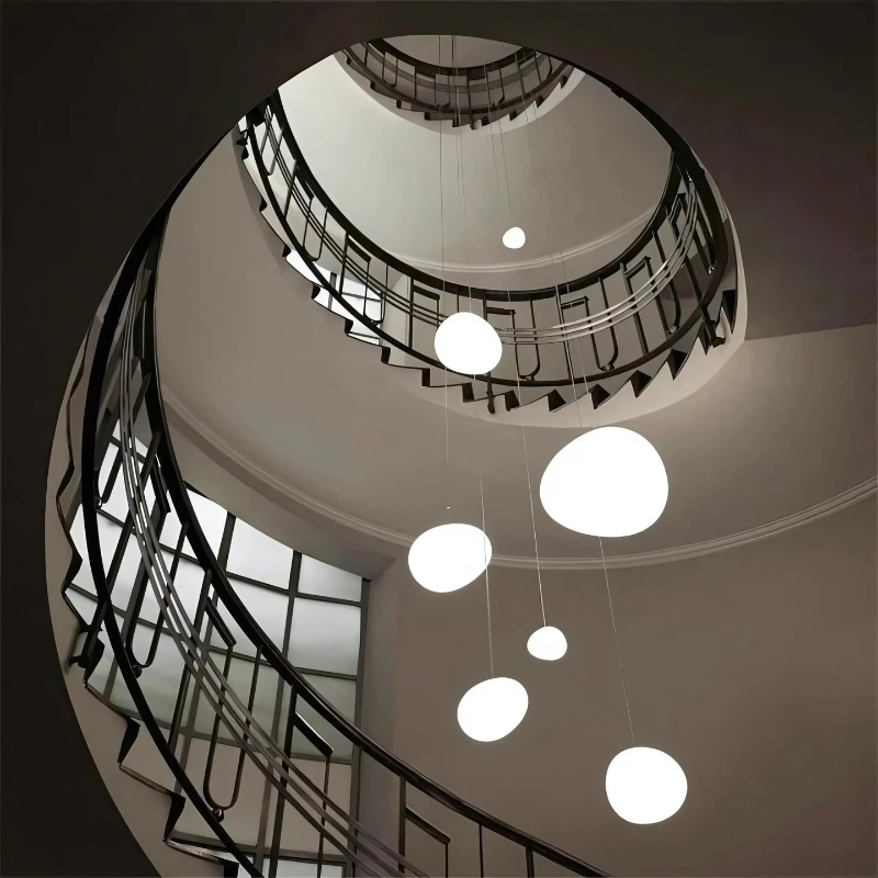 Elegant Glas Pebble Pendellampe