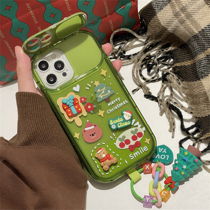 Juletræ Pendant iPhone Cover med Spejl