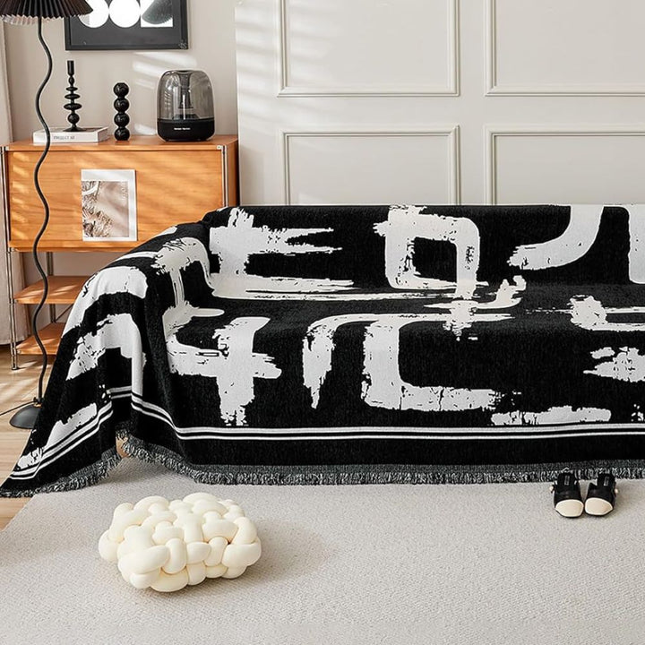 Børstestræk Kunst Sofa Dække