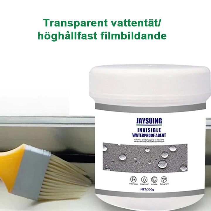 Gennemsigtig vandtæt belægning