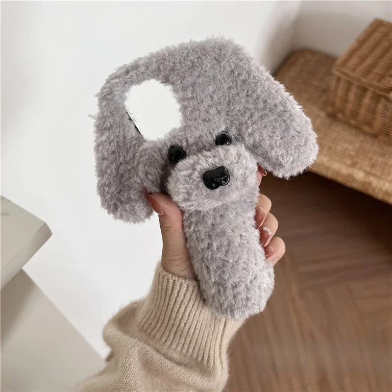 Sød Hund Fluffy Snuggly iPhone Cover