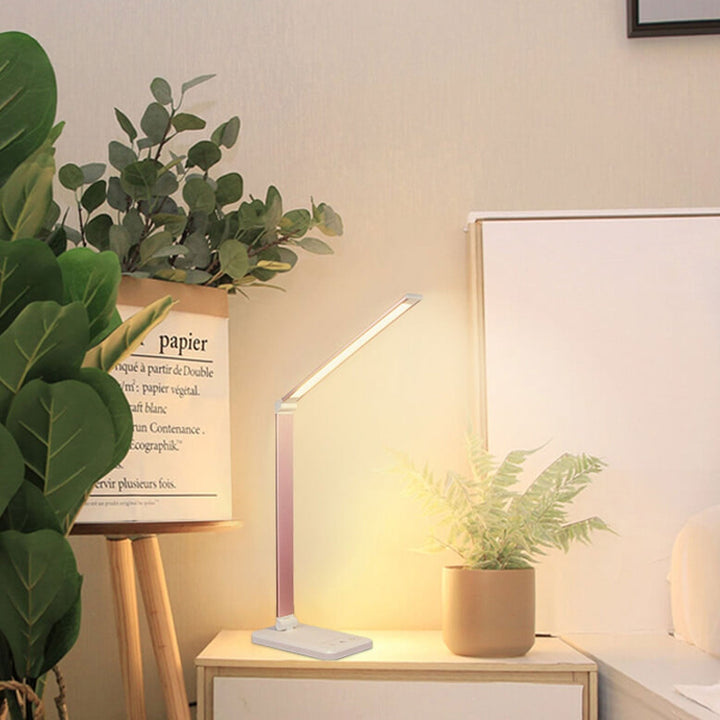 Nordisk Kreativ Foldbar Berøringsdæmpbar LED Skrivebordslampe