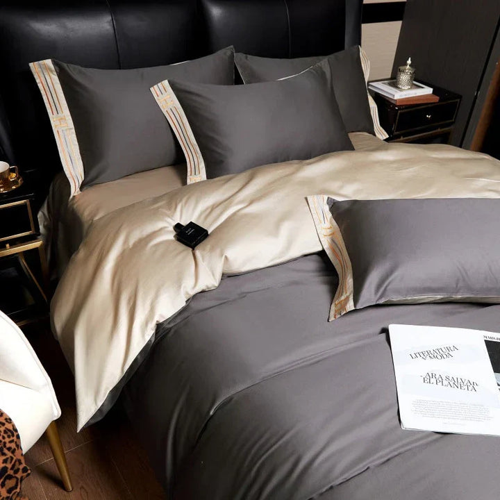 Luksus Satin Sengetøj 4-Piece Sæt - OpulenceSleep