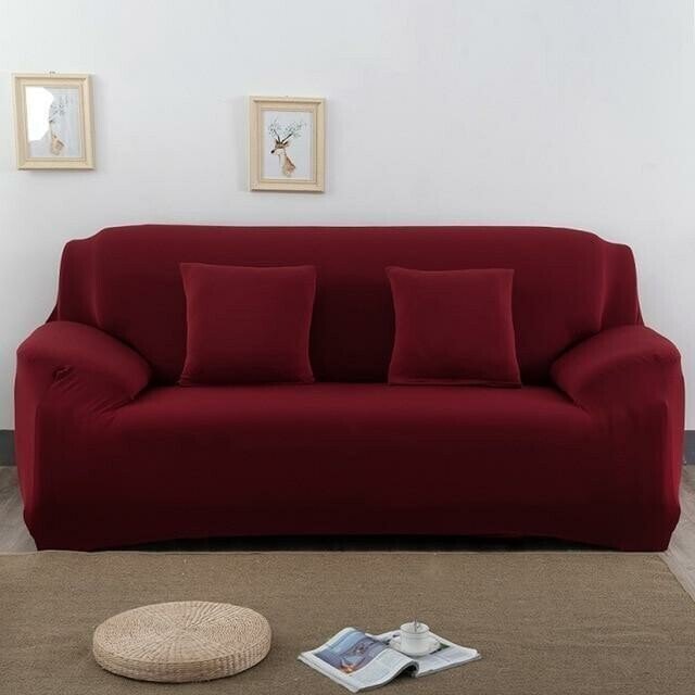 Magisk Sofa Cover Strækbar - Ensfarvet (pude er ikke inkluderet)