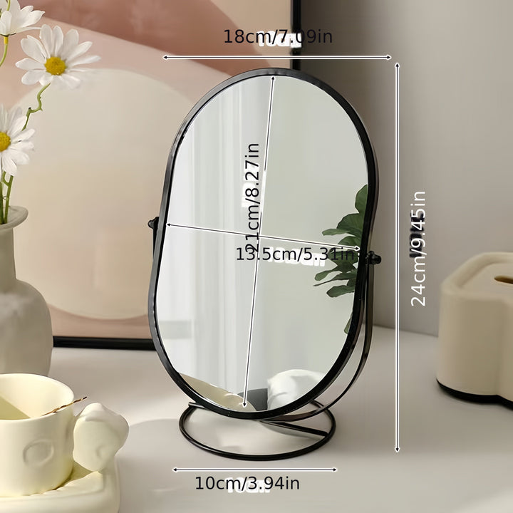 360° Udsigt – Elegant Makeup Spejl til Hver Vinkel