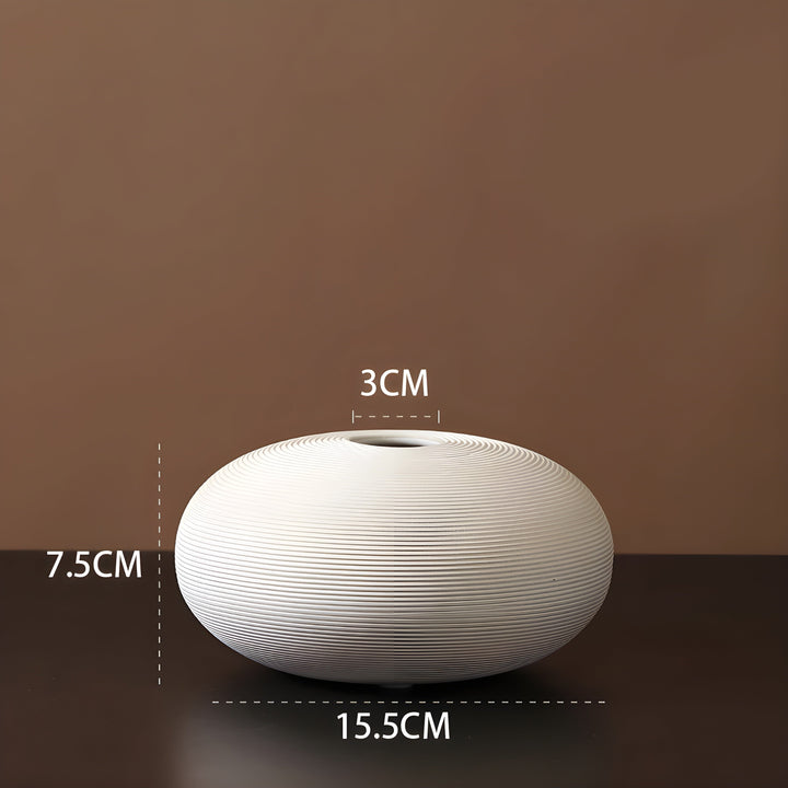 Minimalistisk Håndlavet Keramisk Zen Vase