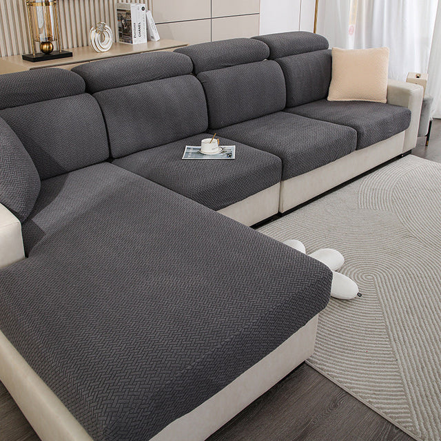 Wrap-around stretch sofa cover |