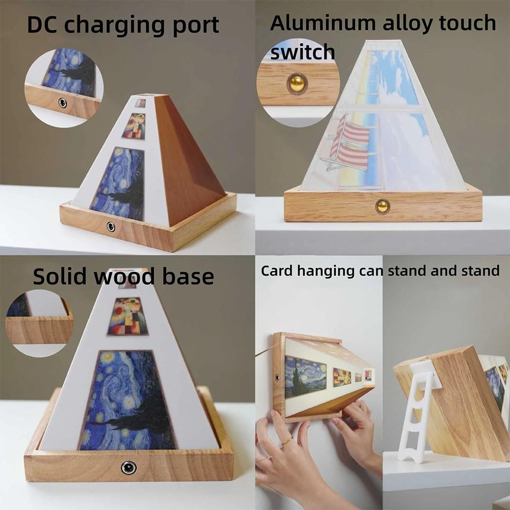 3D Visuelt Effekt LED Nattelys
