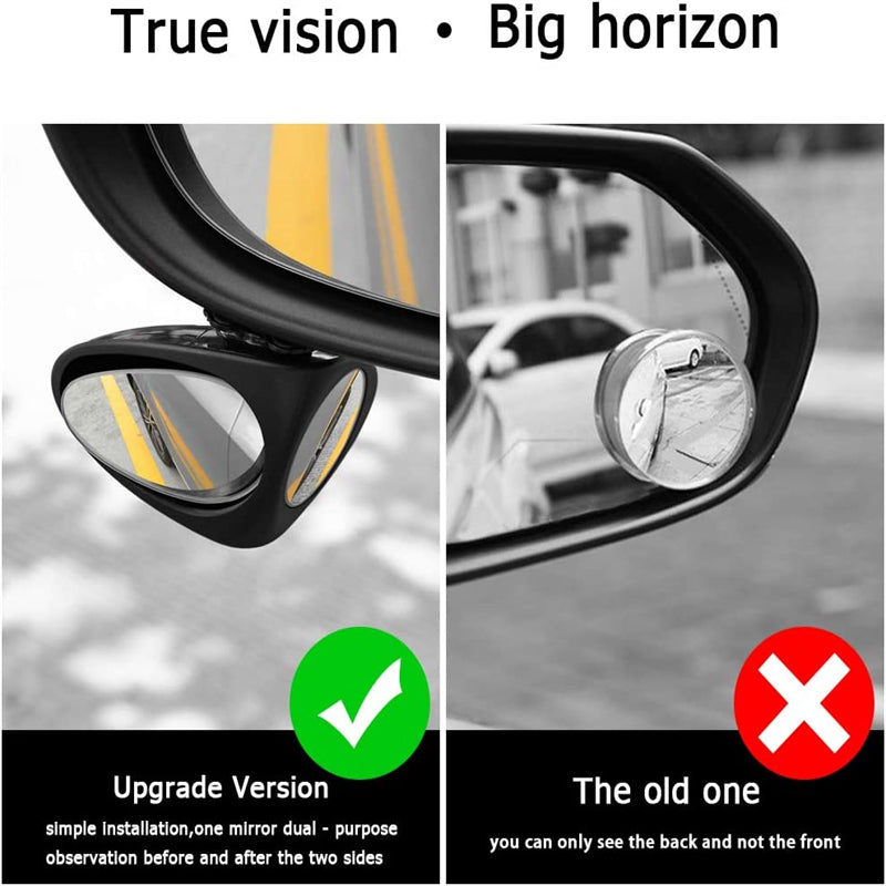 360° Rotérbare Bil Blindvinkel Spejle