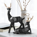 Abstrakte Hjorte Figurer Par
