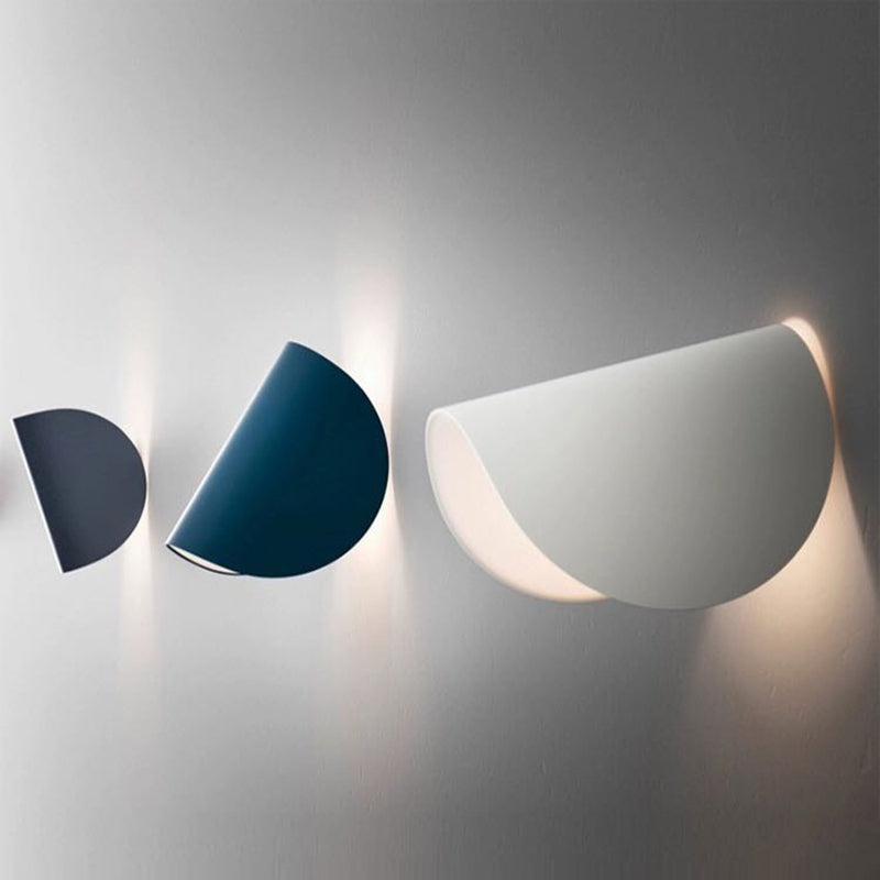 Eveline Moderne Geometrisk LED 4 farver Væglampe Indendørs/Udendørs Metal