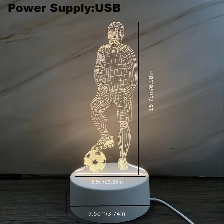 SportVision - 3D LED Fodbold Natlys