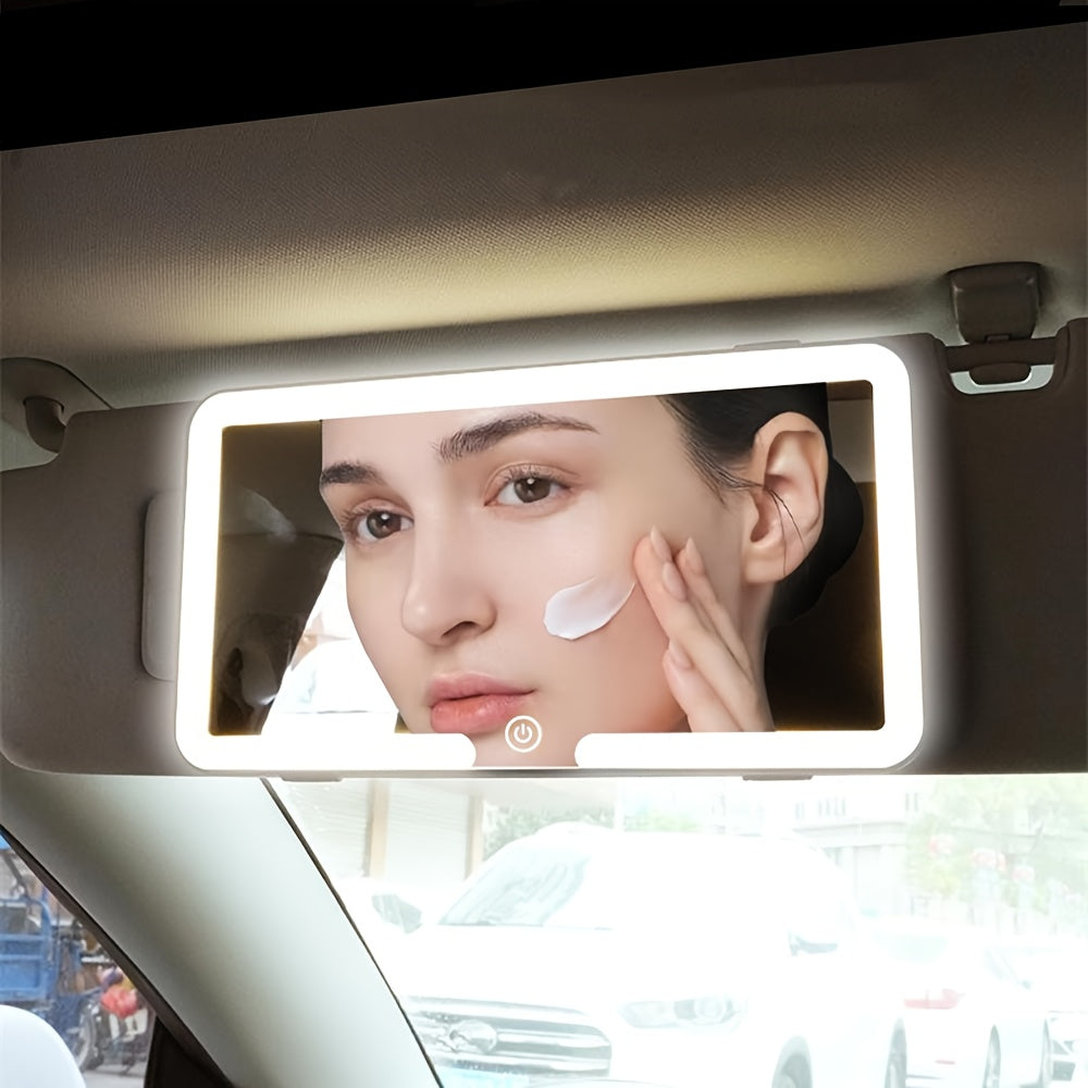 GlowMirror – Dæmpbar Makeup Spejl med USB Opladning