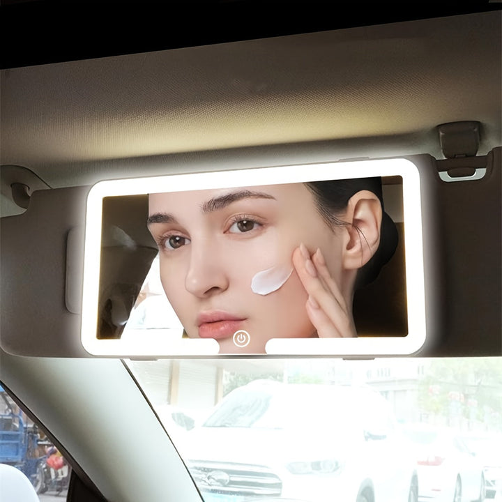 GlowMirror – Dæmpbar Makeup Spejl med USB Opladning