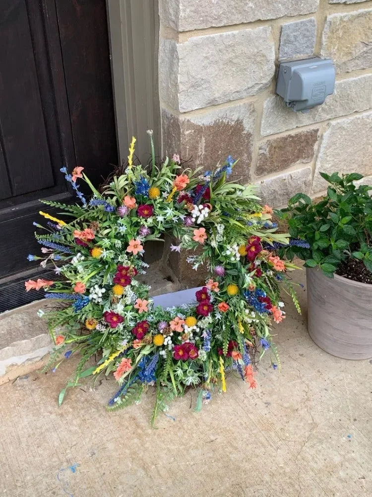 Håndlavet Texas Vildblomst Krans