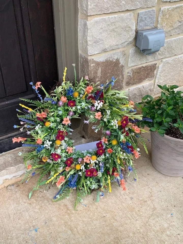 Håndlavet Texas Vildblomst Krans
