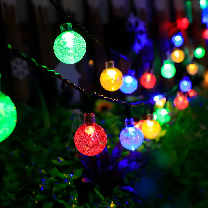 LumeGlobe – Solcelle Crackled Glass Havebelysning
