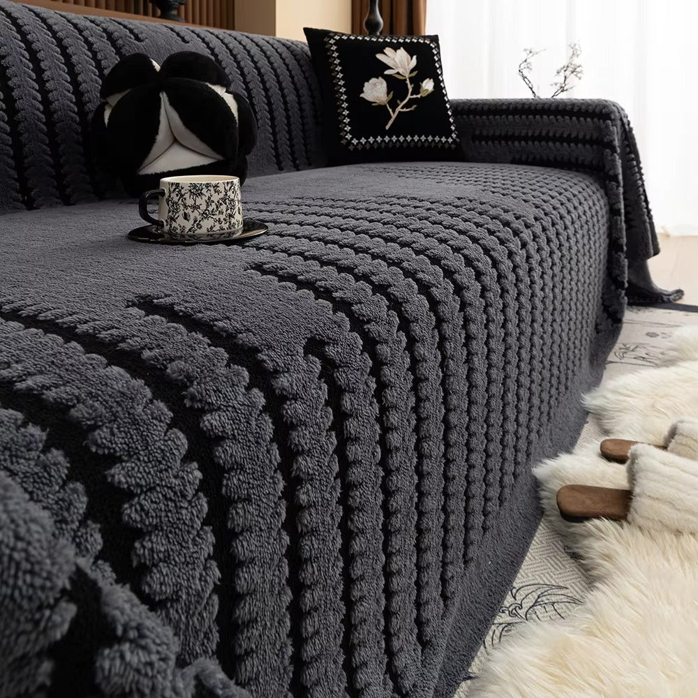 Heritage Plush Tufted Sofa Dække