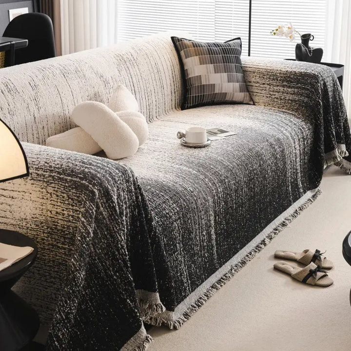 Neutral Tone Chenille Sofa Betræk