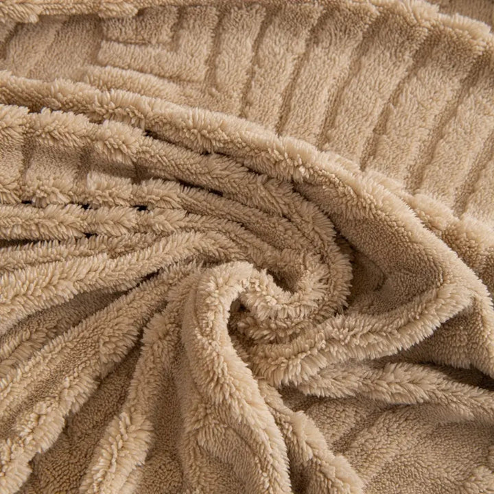 Fiskebensblad Design Fleece Sofa Betræk