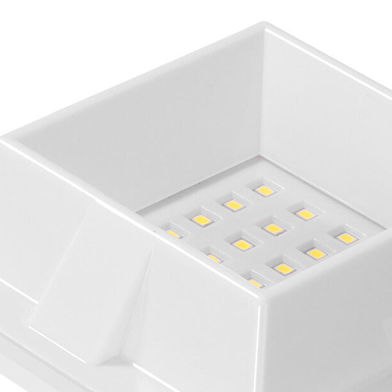 Sol UFO-formet design hegnlys LED udendørs væglampe